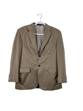 TravelSmith Men’s Lightweight Blazer 38S Brown Lined Cool Comfort